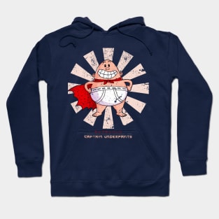 Captain Underpants Retro Japanese Hoodie